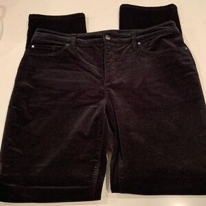 Charter Club Women’s Lexington Corduroy Black Pants Size 8